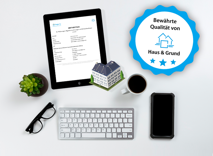 Mietverträge von Haus und Grund
