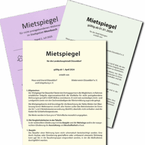 Mietspiegel Düsseldorf, Ratingen, Meerbusch 2025